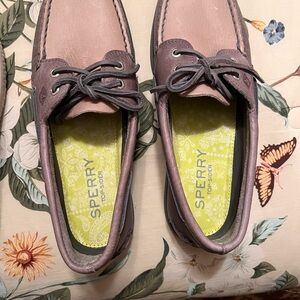 Sperry Two-Tone Leather Boat Shoes